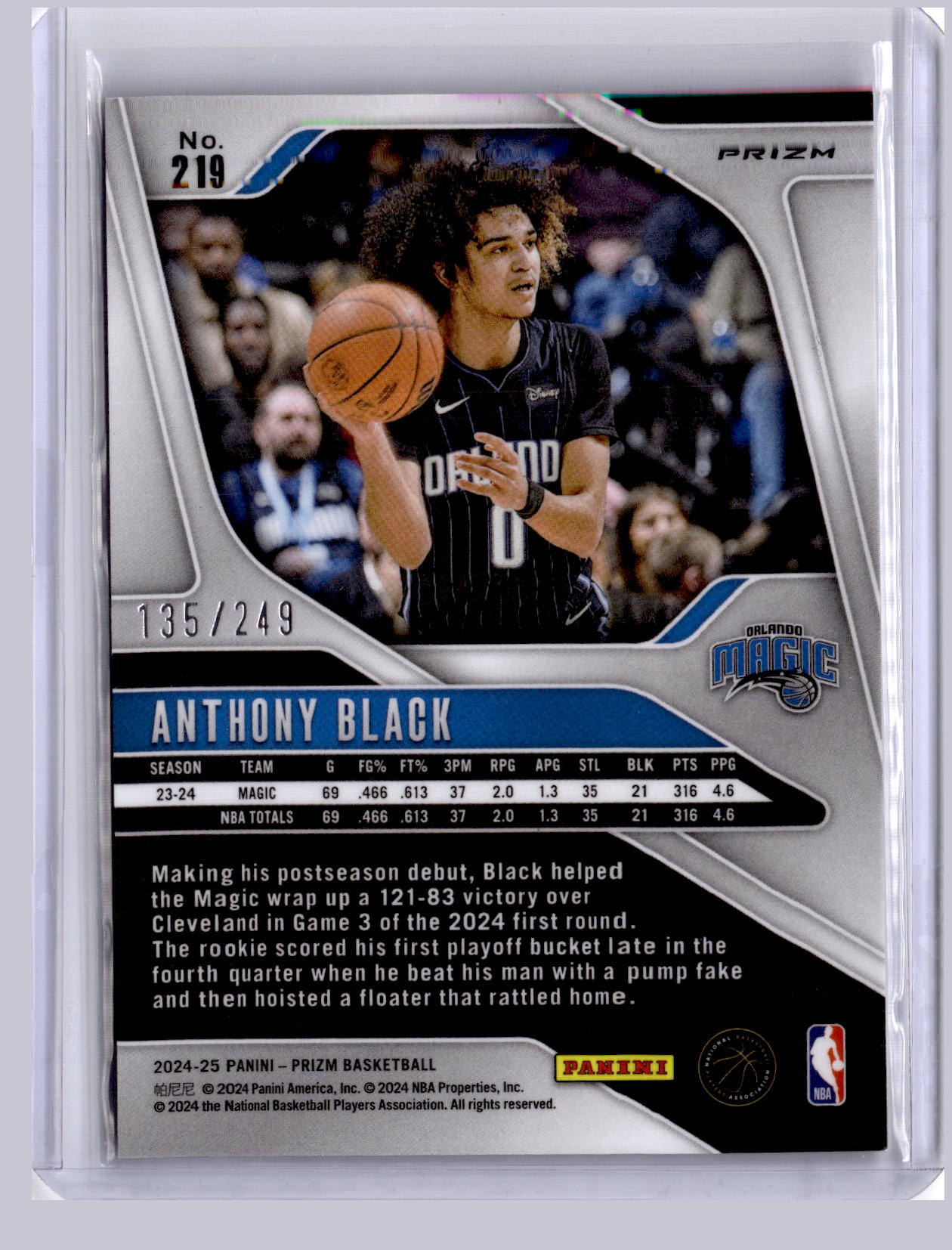 Anthony Black 2024 Panini Prizm Flash 135/249