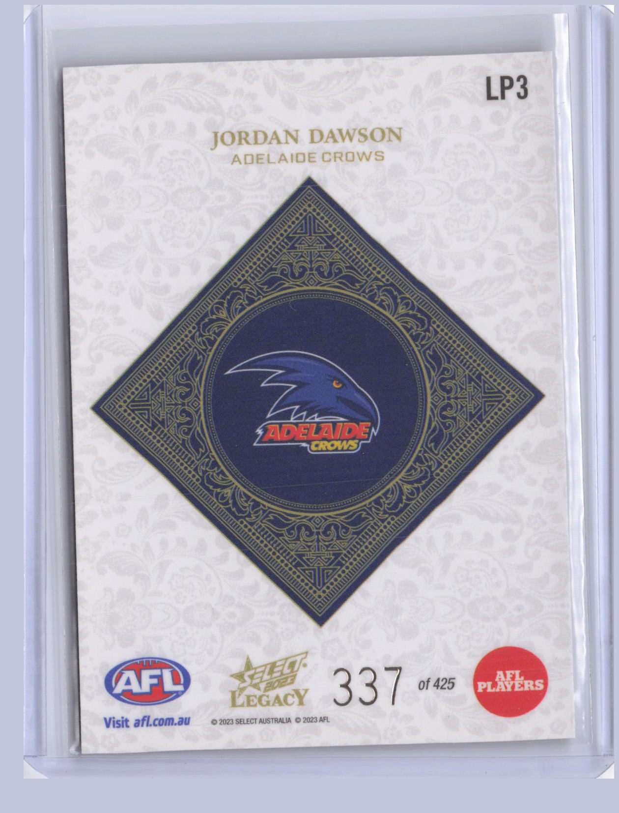 Jordan Dawson 2023 Select Legacy Plus 337/425