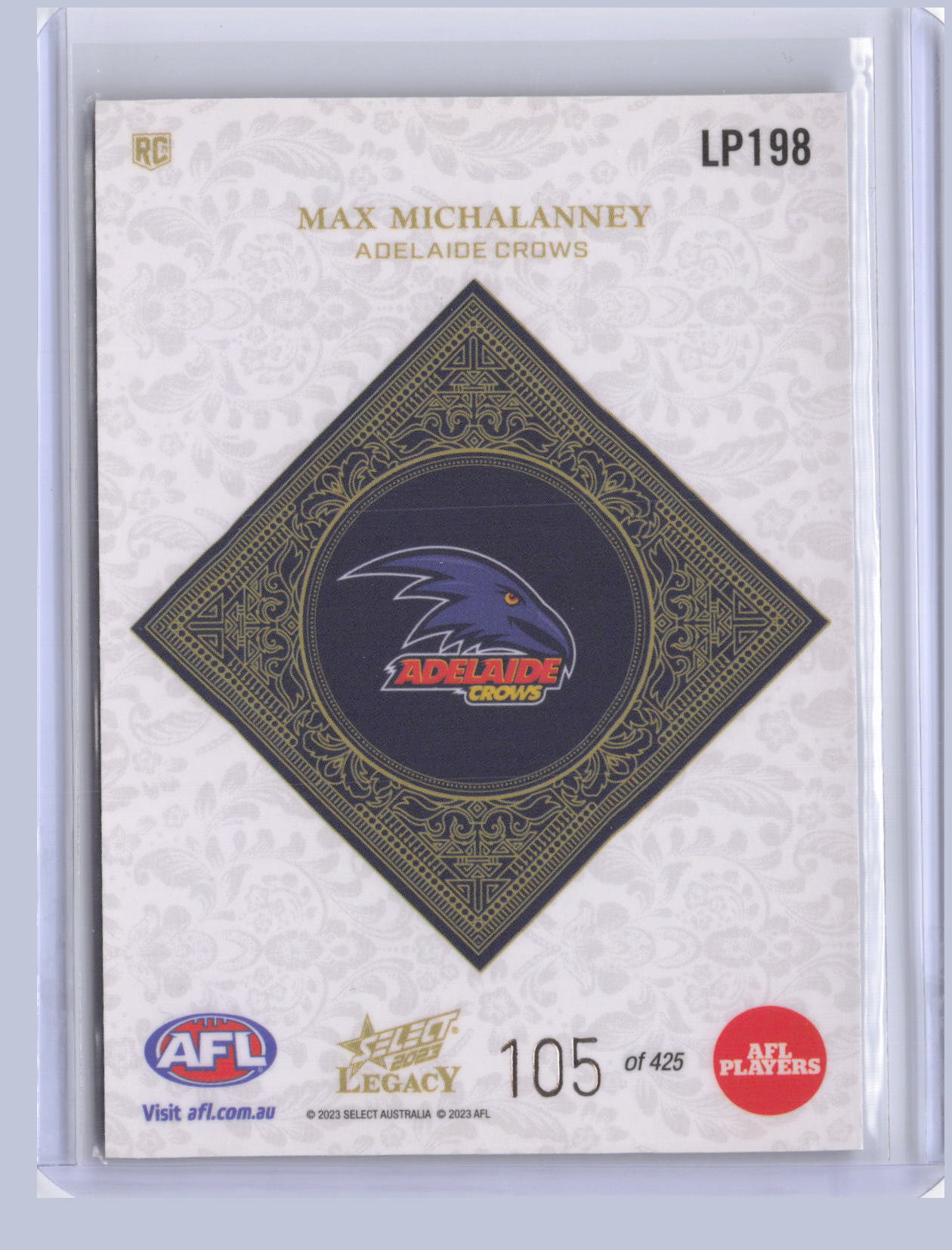 Max Michalanney 2023 Select Legacy Plus RC 105/425