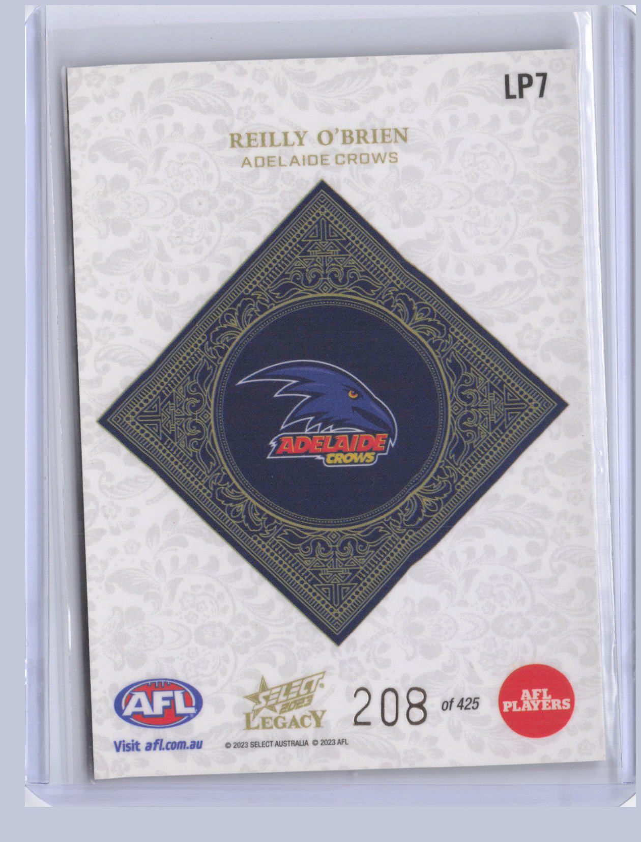 Reilly O'Brien 2023 Select Legacy Plus 208/425