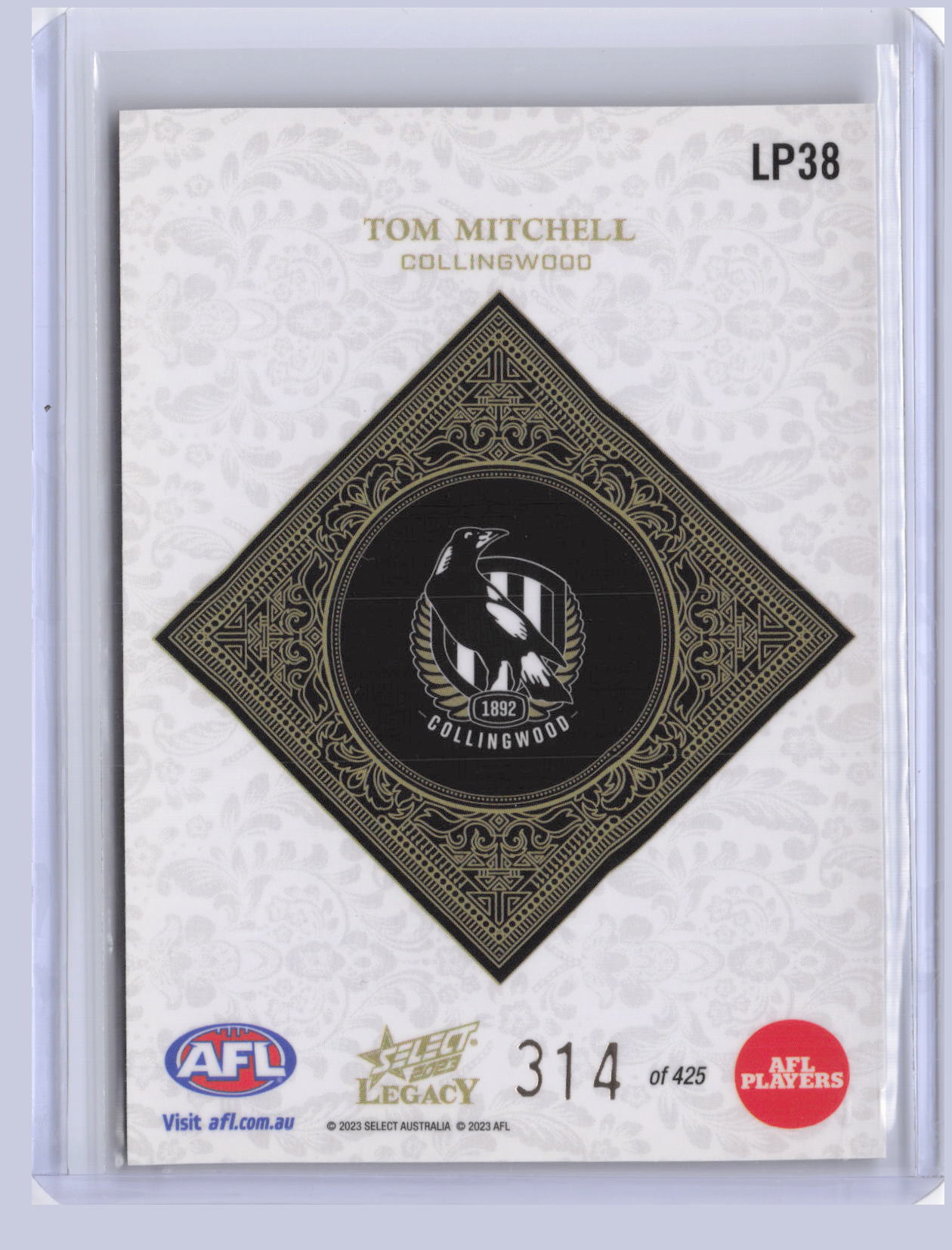 Tom Mitchell 2023 Select Legacy Plus 314/425