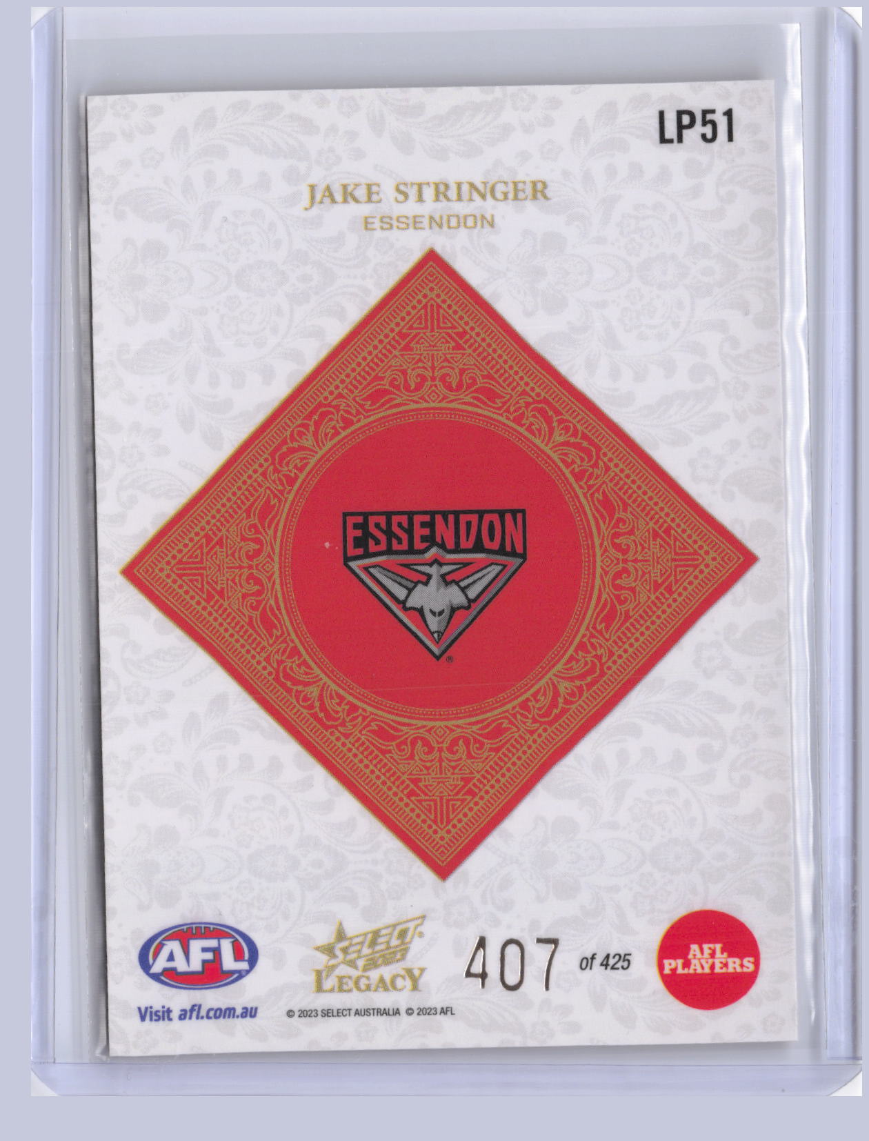 Jake Stringer 2023 Select Legacy Plus 407/425