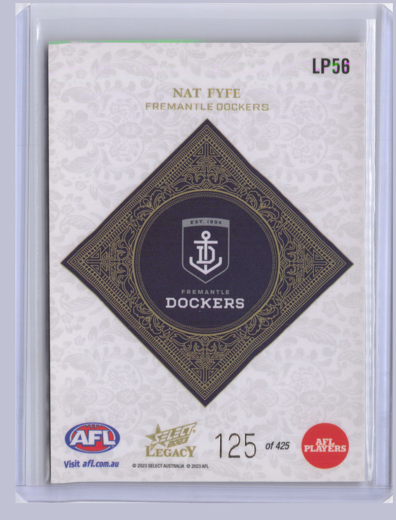 Nat Fyfe 2023 Select Legacy Plus 125/425