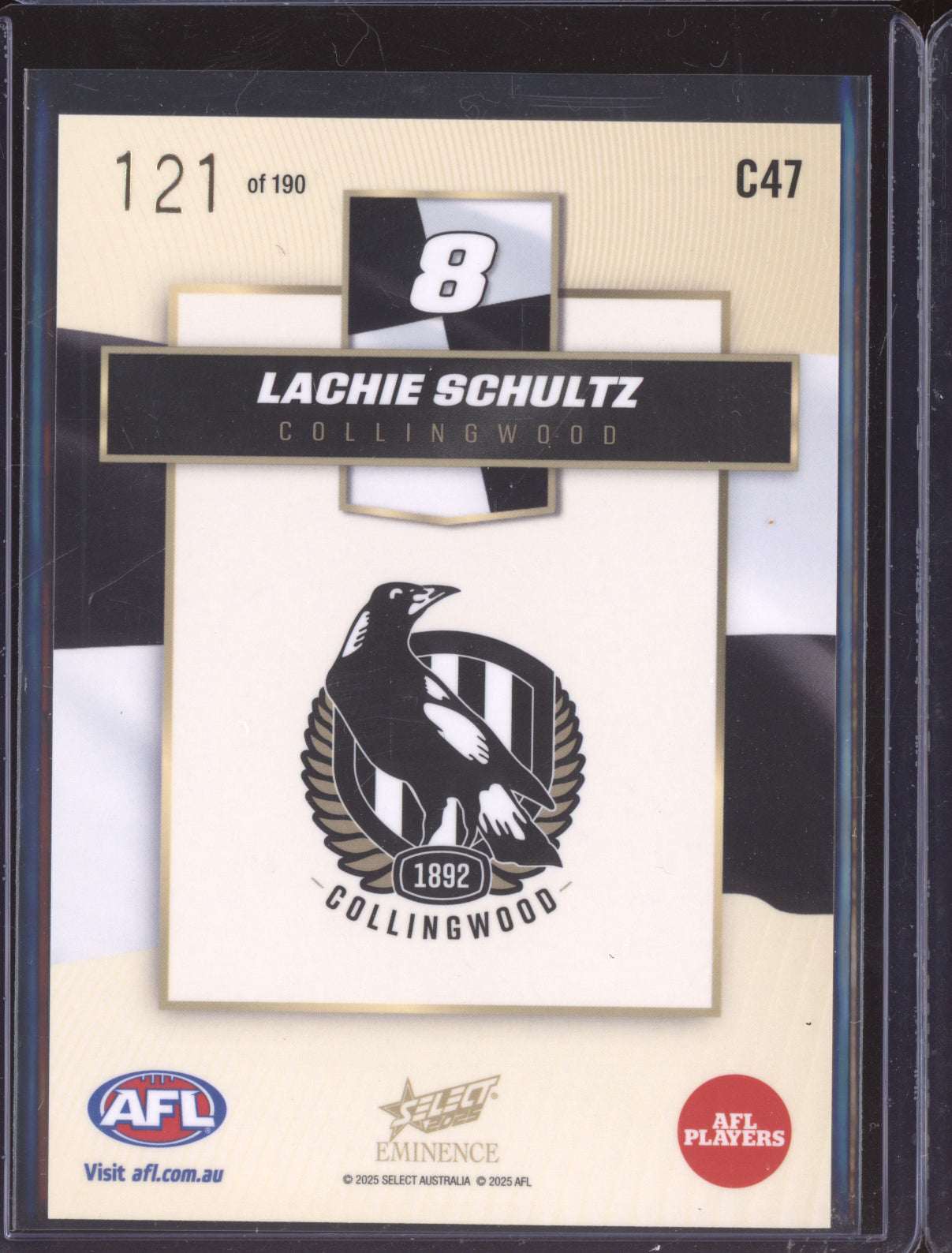 Lachie Schultz 2025 Select Eminence Colours 121/190