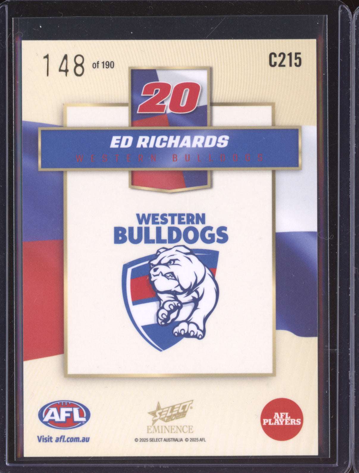 Ed Richards 2025 Select Eminence Colours 148/190