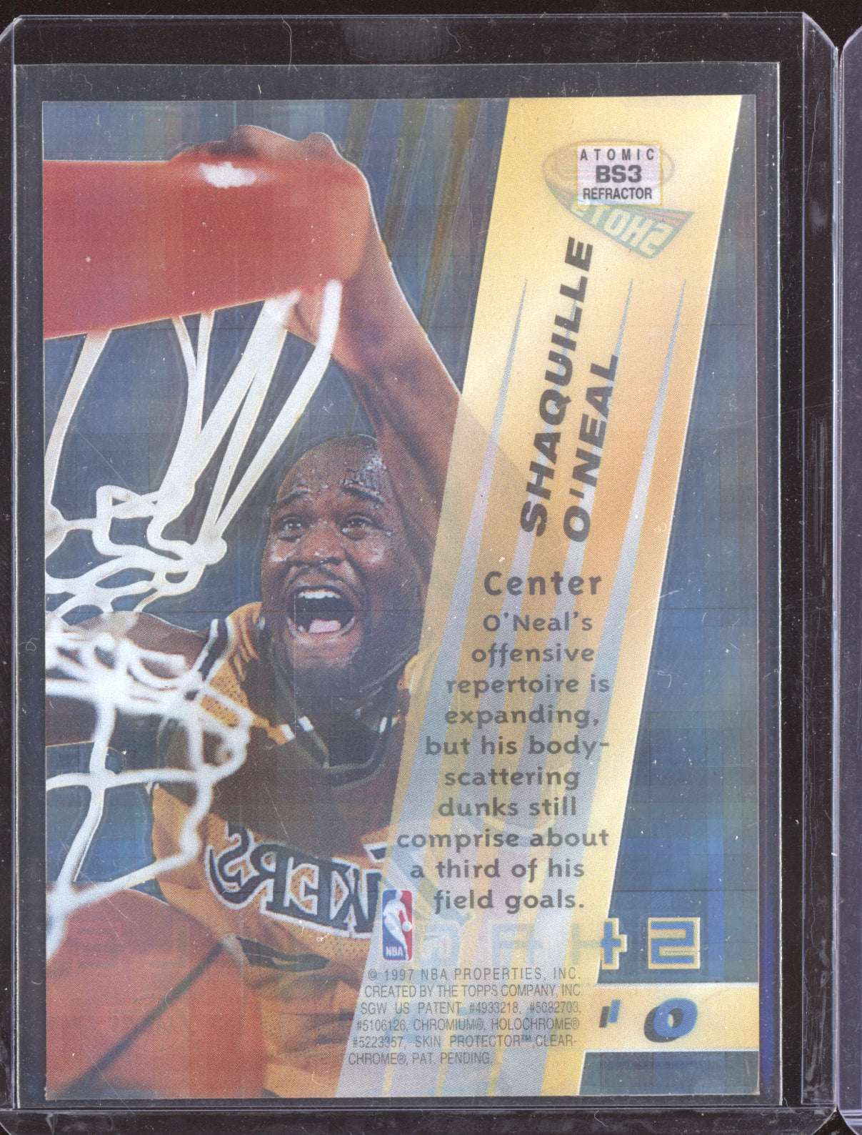 Shaquille O'Neal 1996-97 Bowman's Best Atomic Refractor