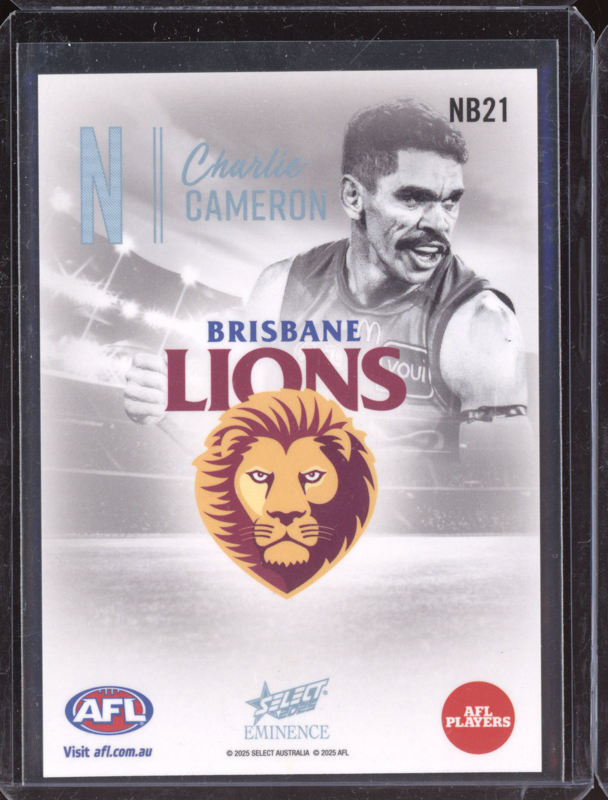 Charlie Cameron 2025 Select Eminence Platinum Nameplate 13/40