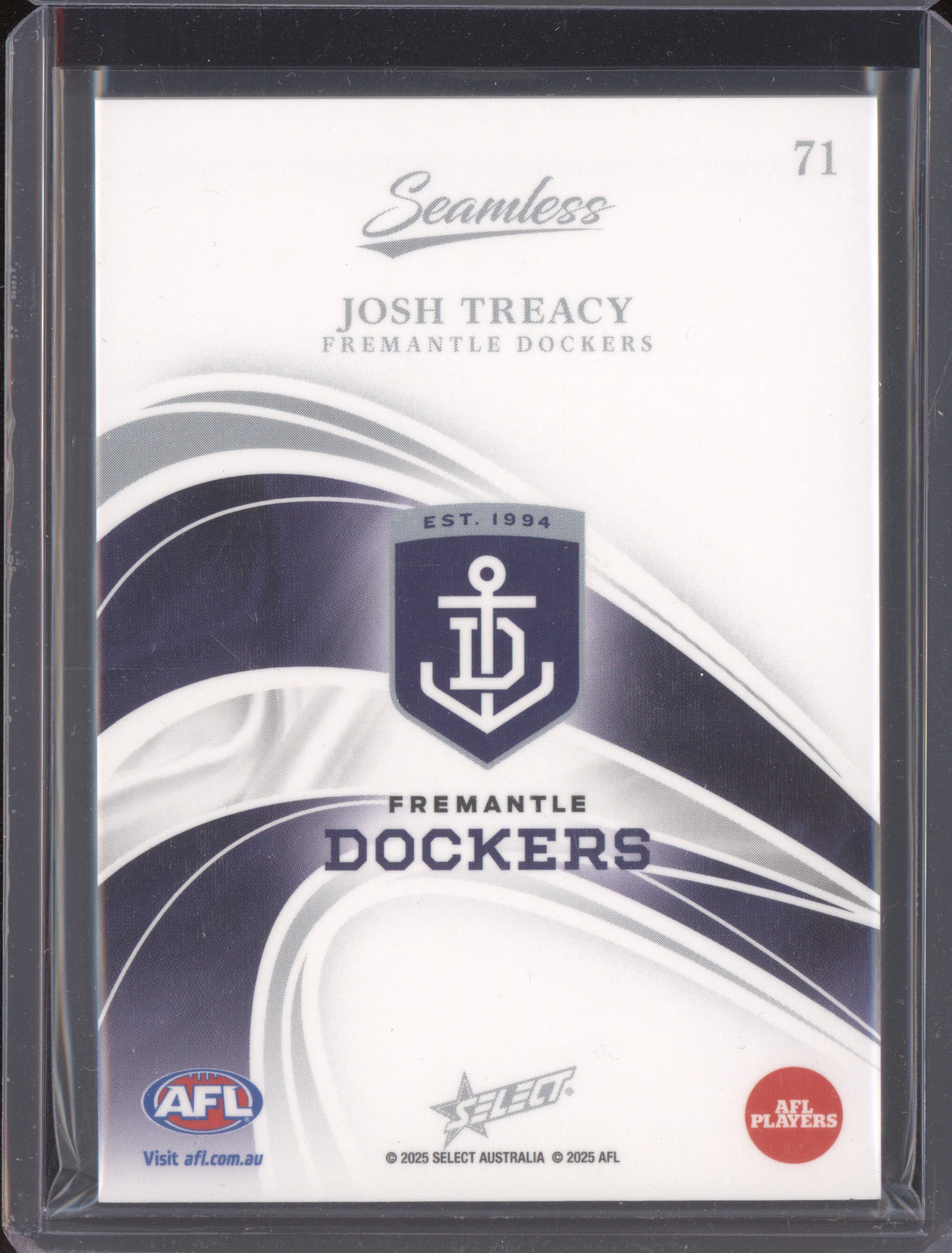 Josh Treacy 2025 Select Seamless Base Low 01/95