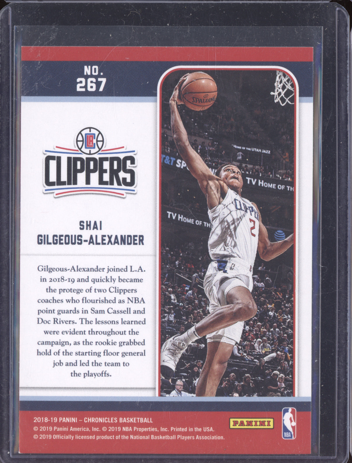 Shai Gilgeous-Alexander 2018-19 Panini Chronicles Marquee RC