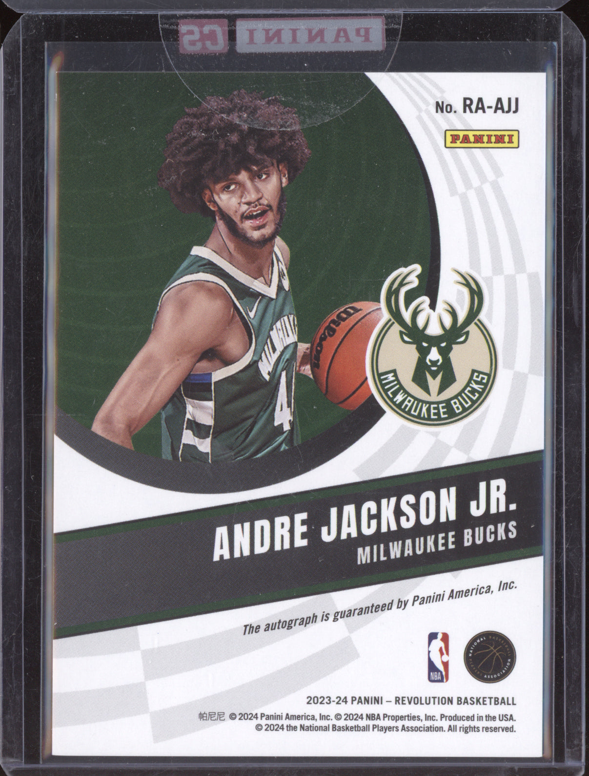 Andre Jackson Jr 2023-24 Panini Revolution Auto RC