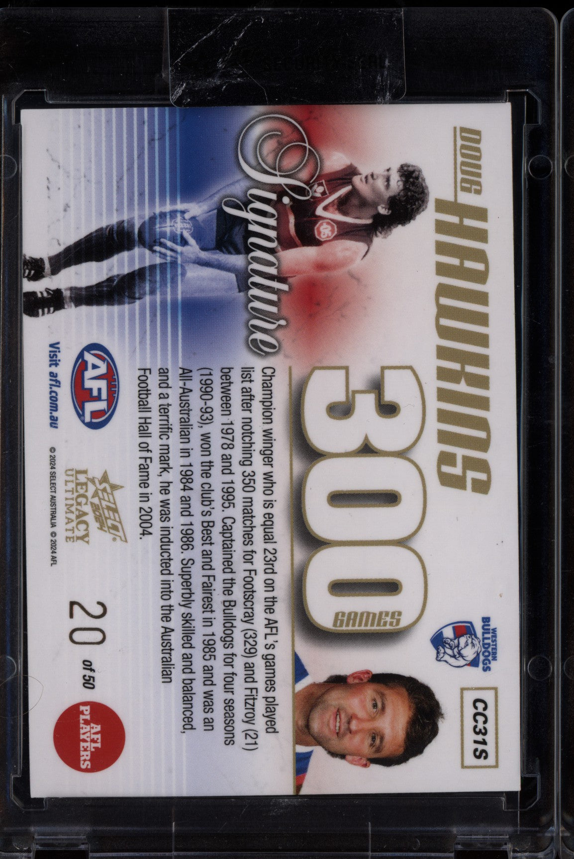 Doug Hawkins 2024 Select Legacy Ultimate 300 Game Signature 20/110