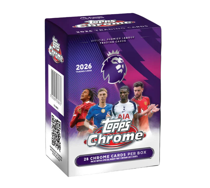2026 Topps Chrome Premier League EPL Soccer Blaster Box