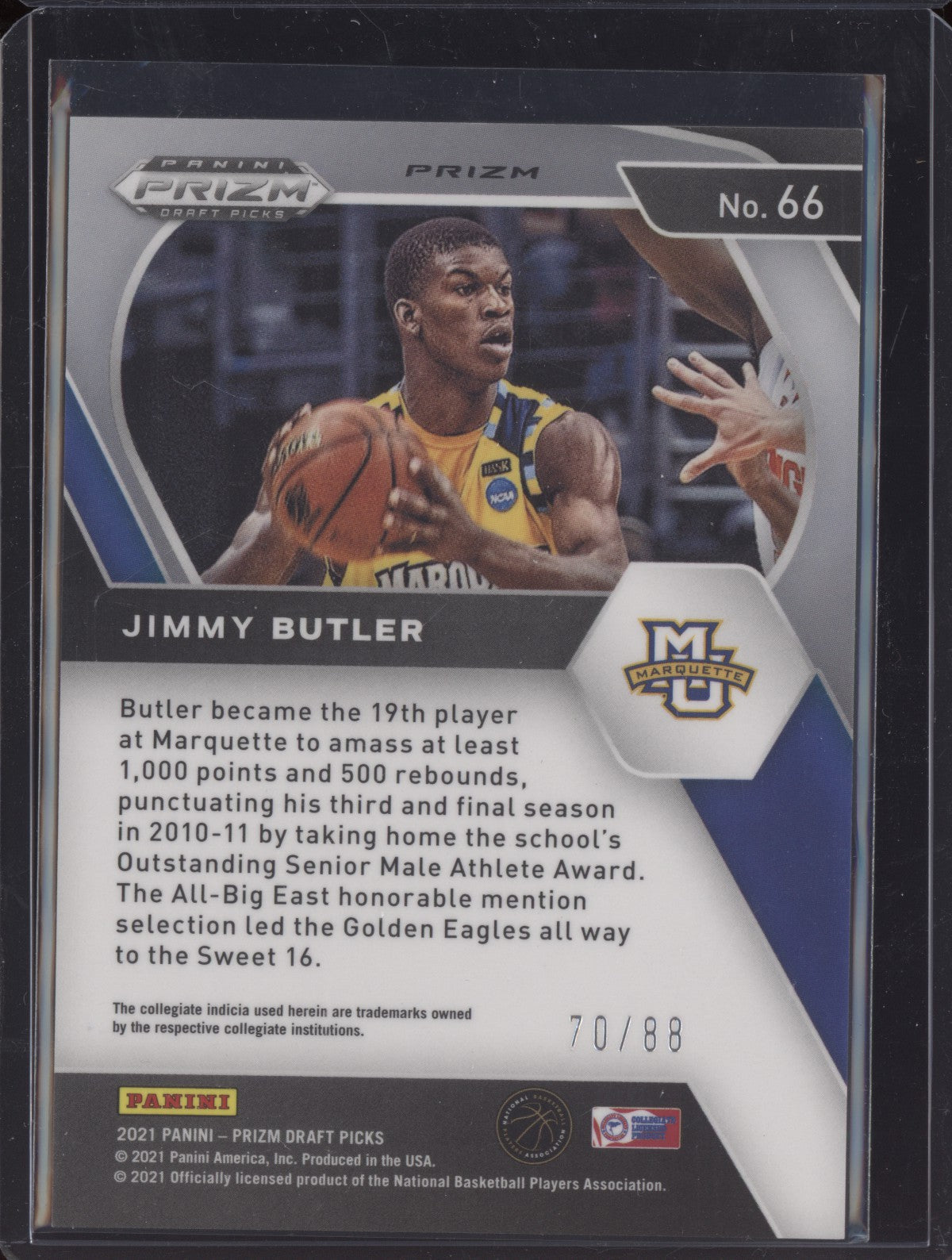 Jimmy Butler 2021-22 Panini Prizm Draft Choice Red 70/88