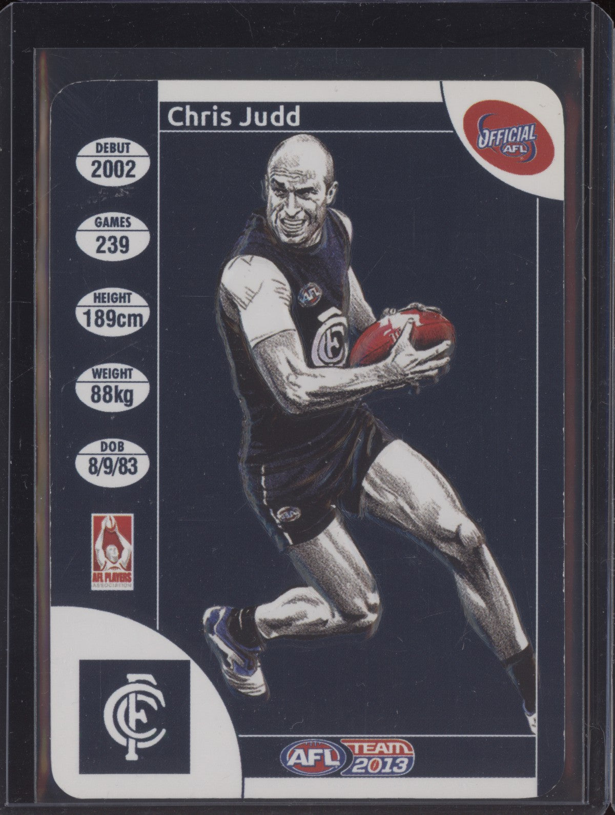 Chris Judd 2013 Teamcoach Star Wildcard Gold