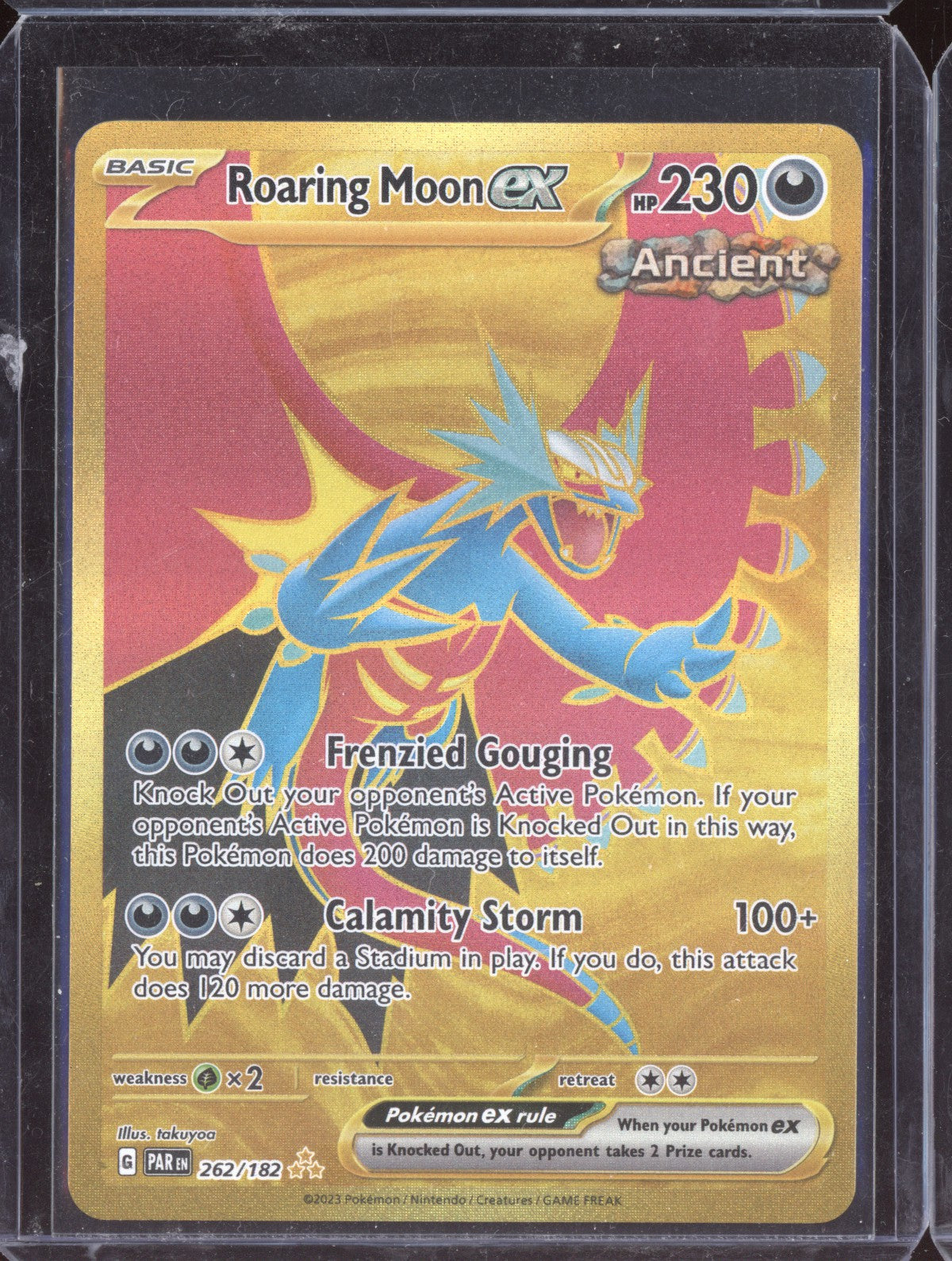 Roaring Moon ex 2023 Pokemon Paradox Rift Hyper Rare 262/182