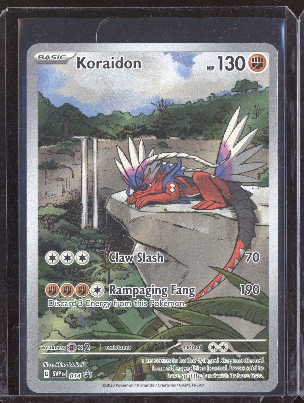 Koraidon 2023 Pokemon Scarlet & Violet Black Star Promo 014