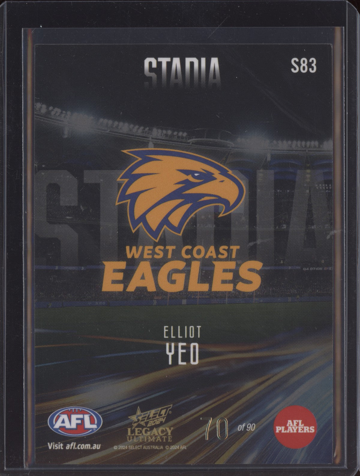 Elliot Yeo 2024 Select Legacy Ultimate Stadia 70/90