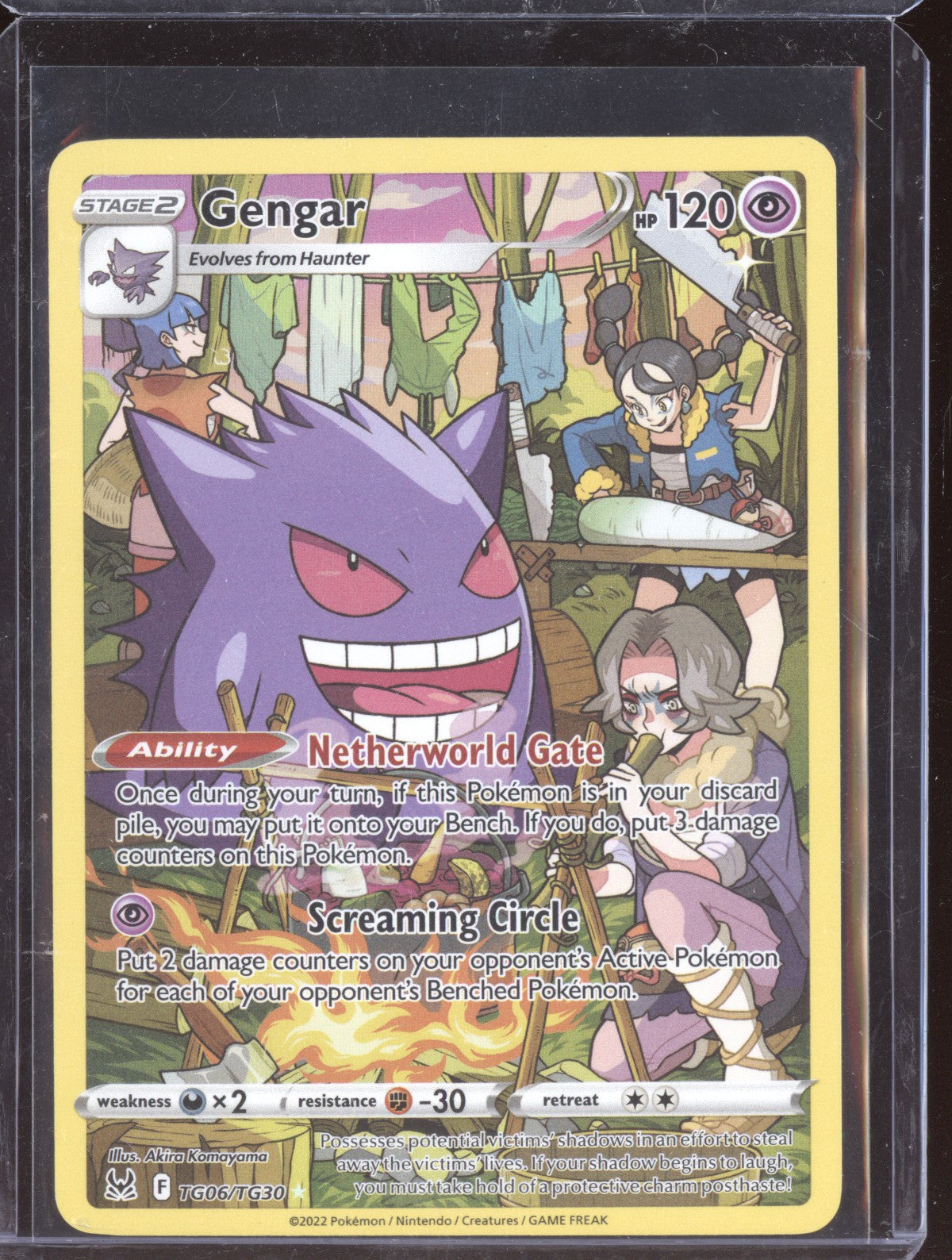 Gengar 2022 Pokemon Lost Origin Trainer Gallery Holo Rare TG06/TG30
