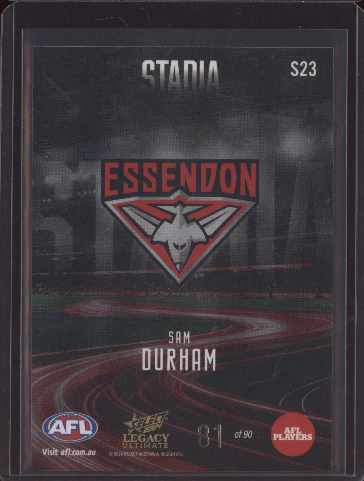 Sam Durham 2024 Select Legacy Ultimate Stadia 81/90