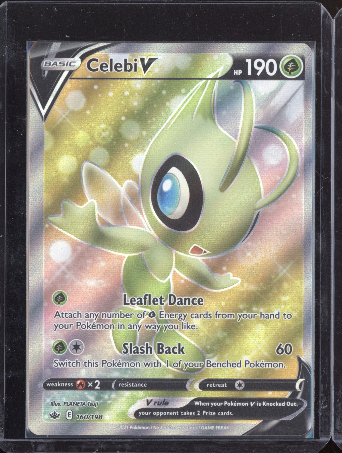 Celebi V 2021 Pokemon Chilling Reign Ultra Rare 160/198
