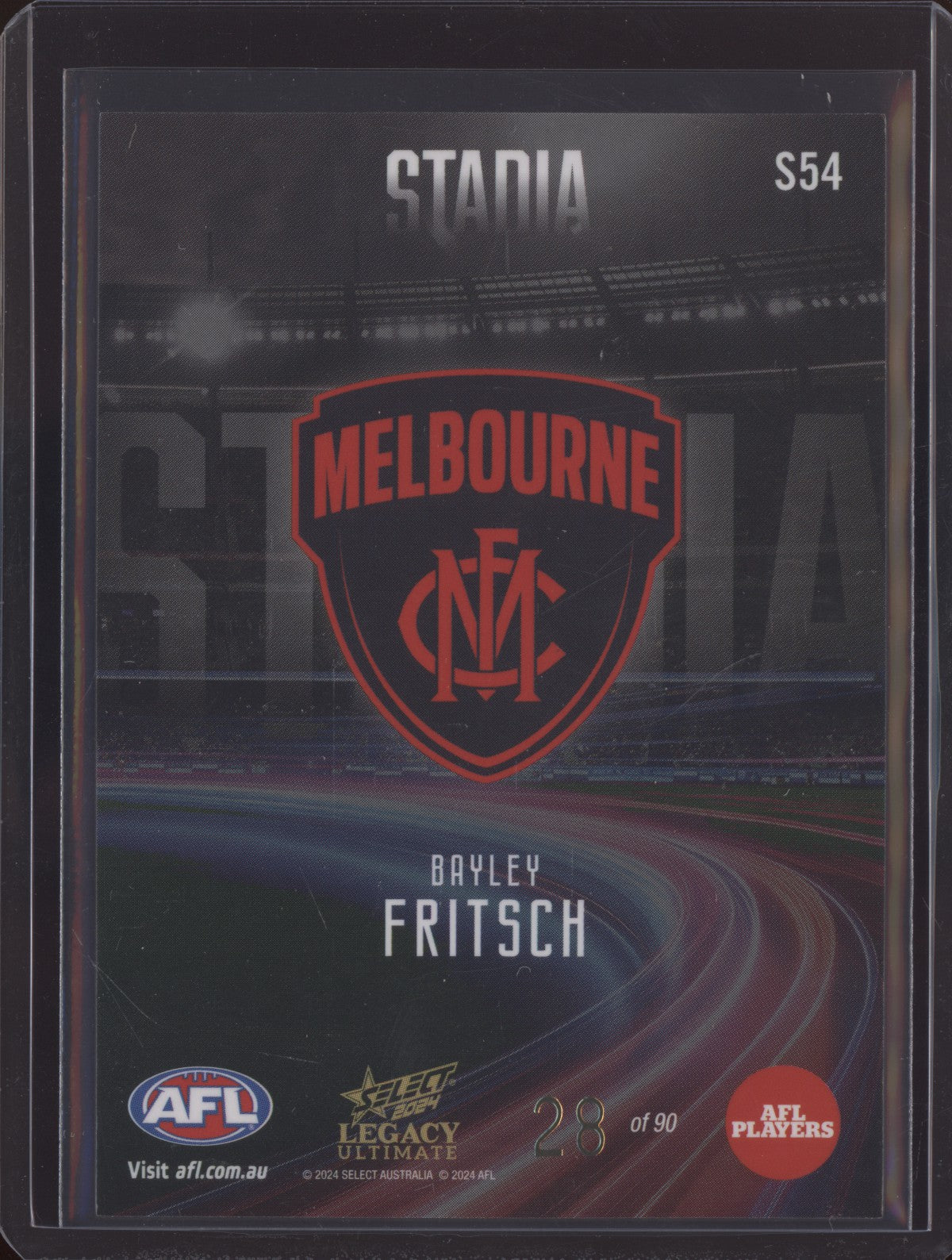 Bayley Fritsch 2024 Select Legacy Ultimate Stadia 28/90