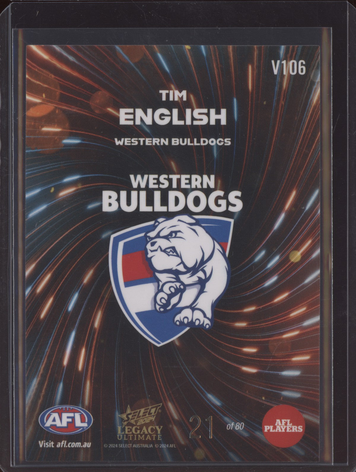 Tim English 2024 Select Legacy Ultimate Vortex 21/80