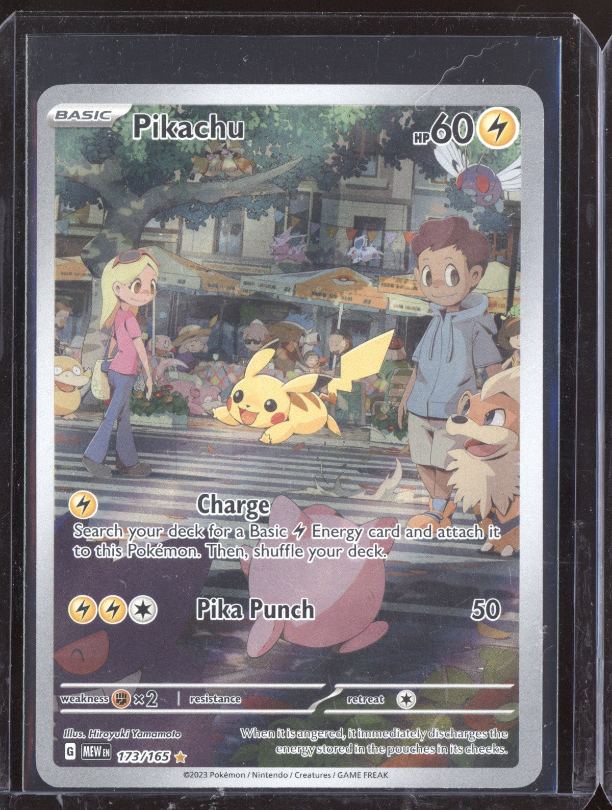 Pikachu 2023 Pokemon 151 Illustration Rare 173/165