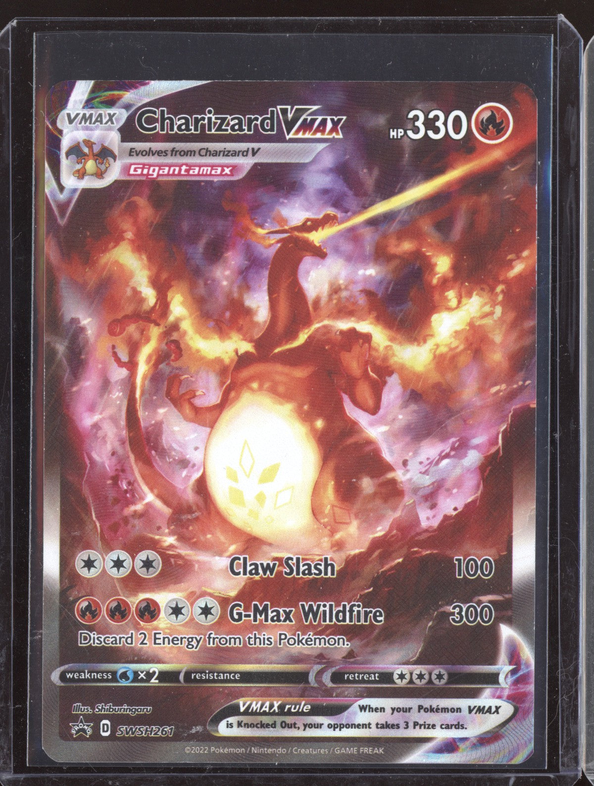 Charizard VMAX 2022 Pokemon Sword & Shield Promo SWSH261 Ultra-Premium