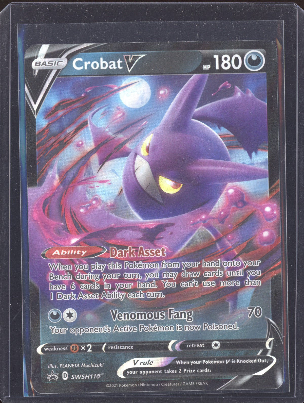 Crobat V 2021 Pokemon Sword & Shield Promos Promo SWSH110