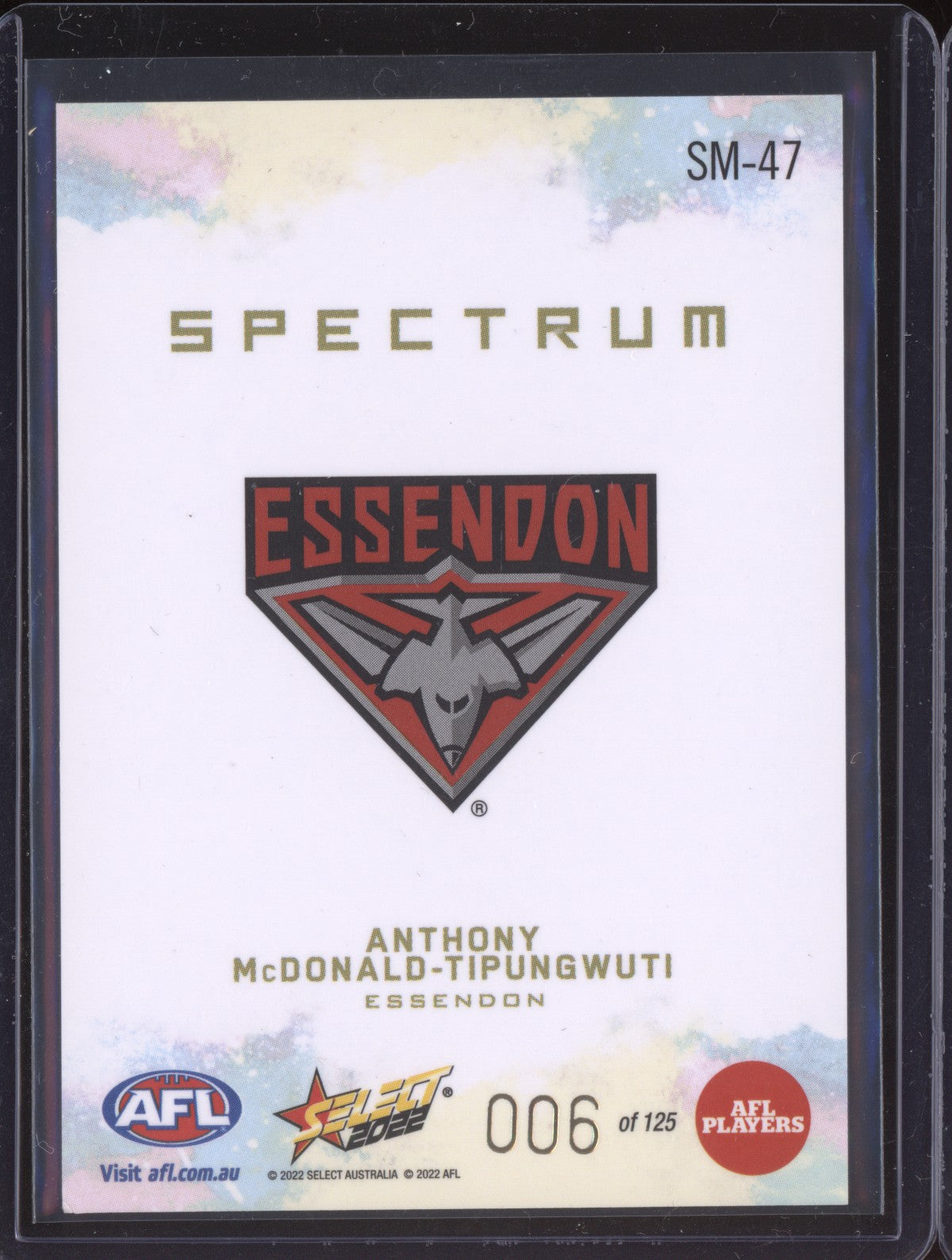 Anthony McDonald-Tipungwuti 2022 Select Spectrum Low 006/125