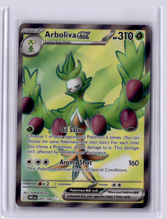 Arboliva ex 2025 Pokemon Destined Rivals Ultra Rare 207/182
