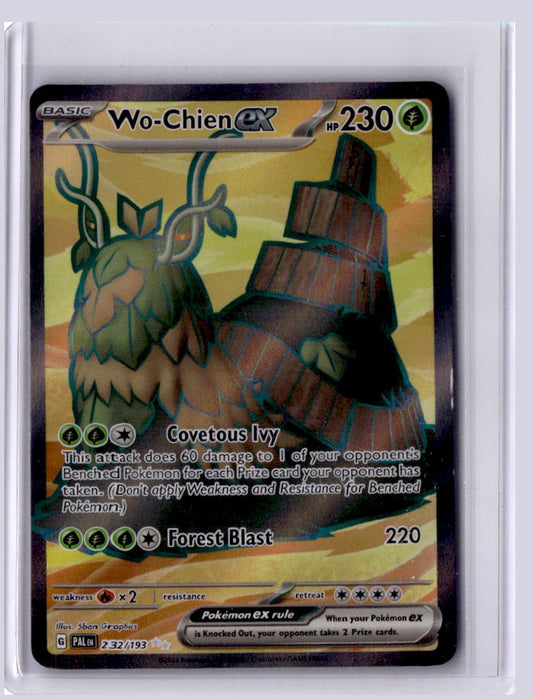 Wo-Chien ex 2023 Pokemon Paldea Evolved Ultra Rare 232/193