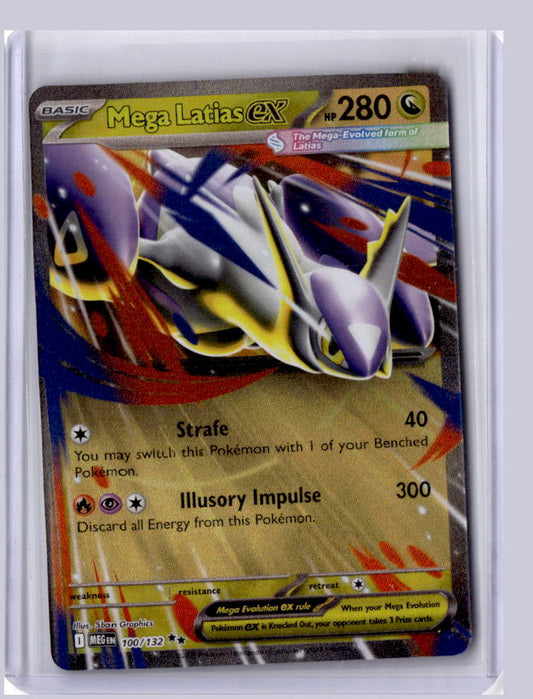 Mega Latias ex 2025 Pokemon Mega Evolution Double Rare 100/132