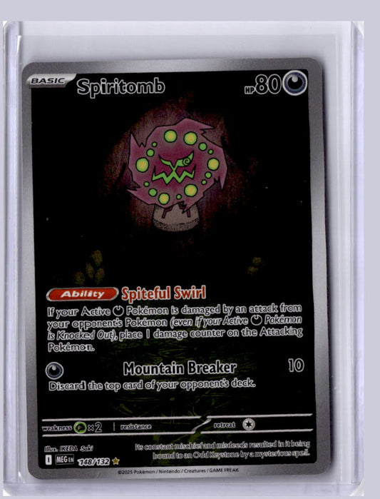 Spiritomb 2025 Pokemon Mega Evolution 148/132 Illustration Rare