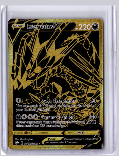 Eternatus V 2021 Pokemon Shining Fates Rare Secret SV121/SV122