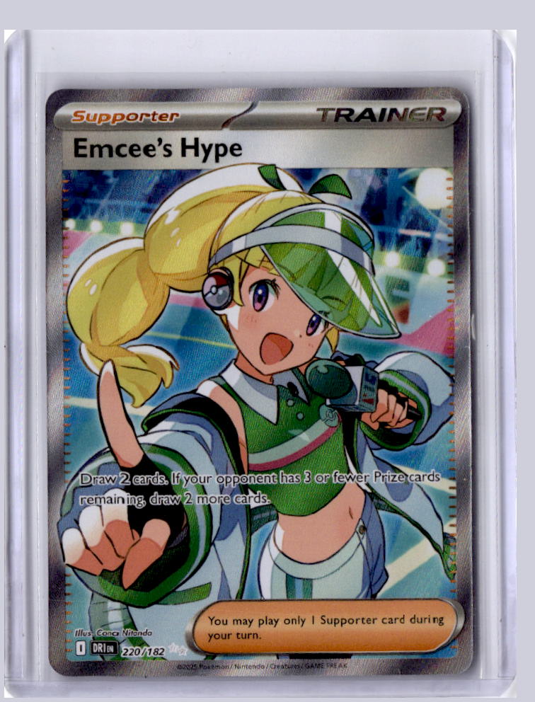 Emcee's Hype 2025 Pokemon Destined Rivals Ultra Rare 220/182