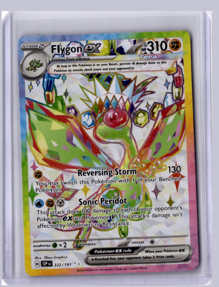Flygon ex 2024 Pokemon Surging Sparks Ultra Rare 222/191