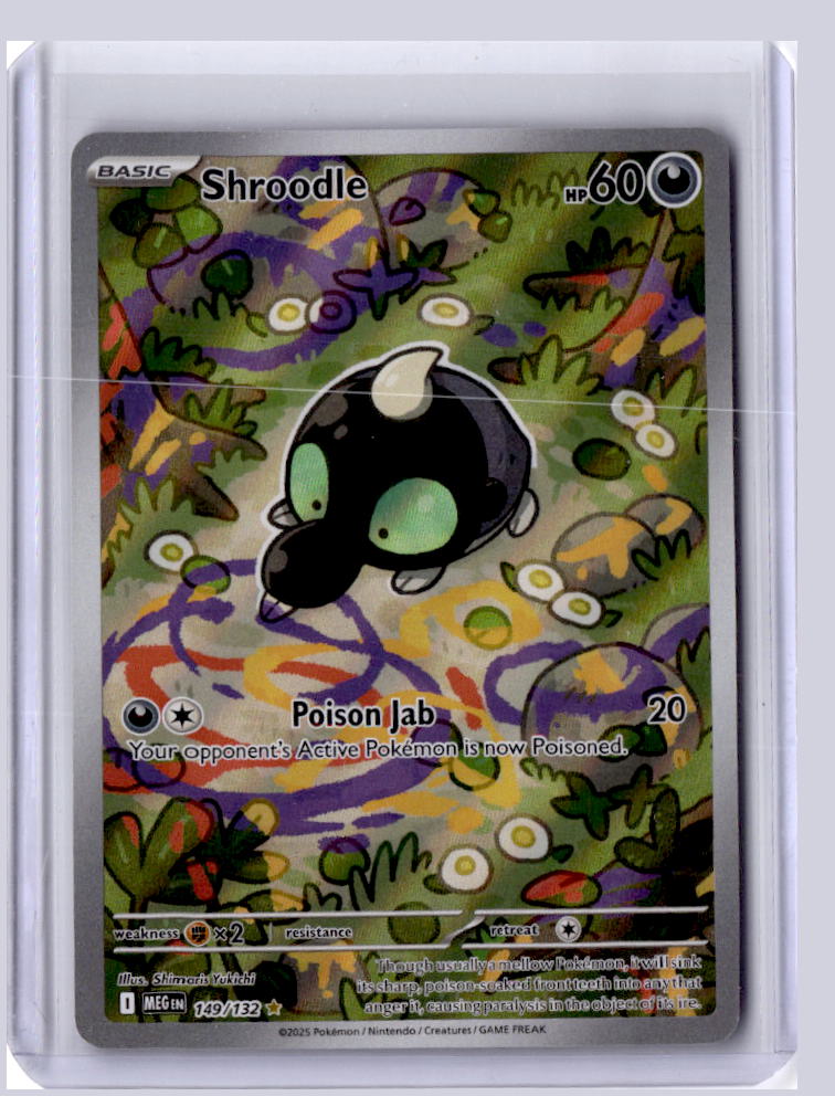 Shroodle 2025 Pokemon Mega Evolution Shiny Rare 149/132