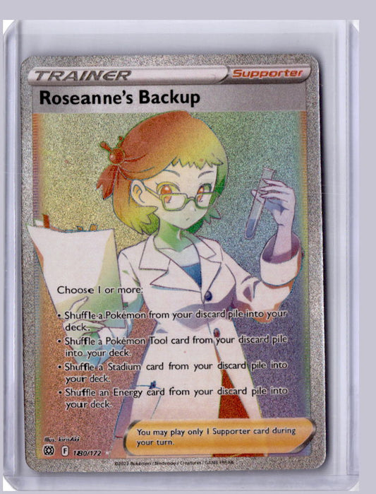 Roseannes Backup 2022 Pokemon Brilliant Stars Rainbow Rare 180/172