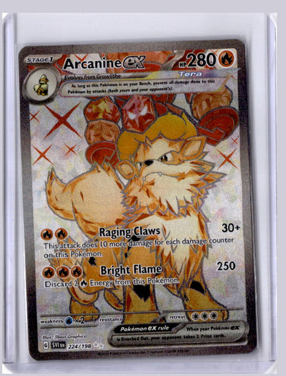 Arcanine ex 2023 Pokemon SVI Scarlet & Violet Japanese Ultra Rare 224/198