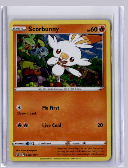 Scorbunny 2020 Pokemon Sword & Shield Promos Promo SWSH071