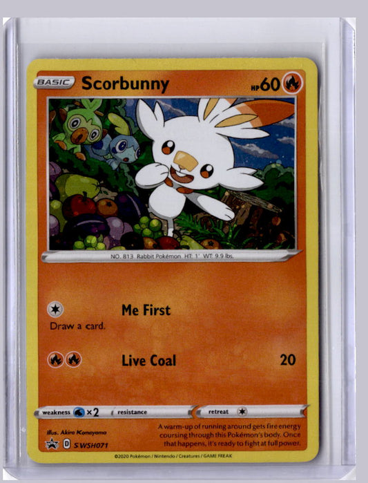 Scorbunny 2020 Pokemon Sword & Shield Promos Promo SWSH071