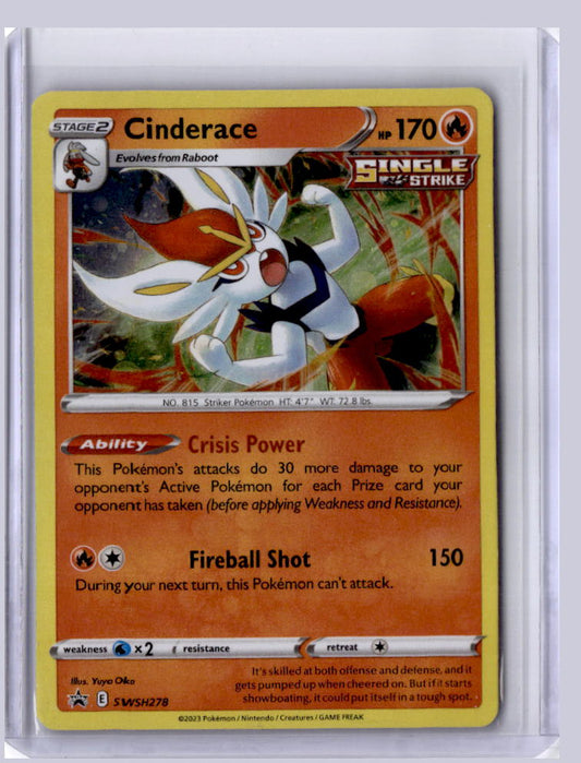 Cinderace 2023 Pokemon Sword & Shield Promos Promo SWSH278