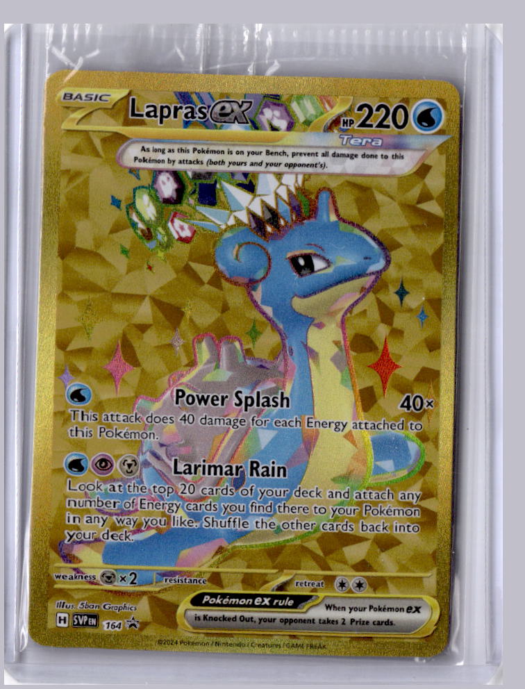 Lapras ex 2024 Pokemon Scarlet & Violet Promos Promo SVP 164