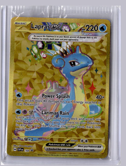 Lapras ex 2024 Pokemon Scarlet & Violet Promos Promo SVP 164
