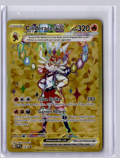 Cinderace ex 2024 Pokemon Scarlet & Violet Promos Promo SVP 163