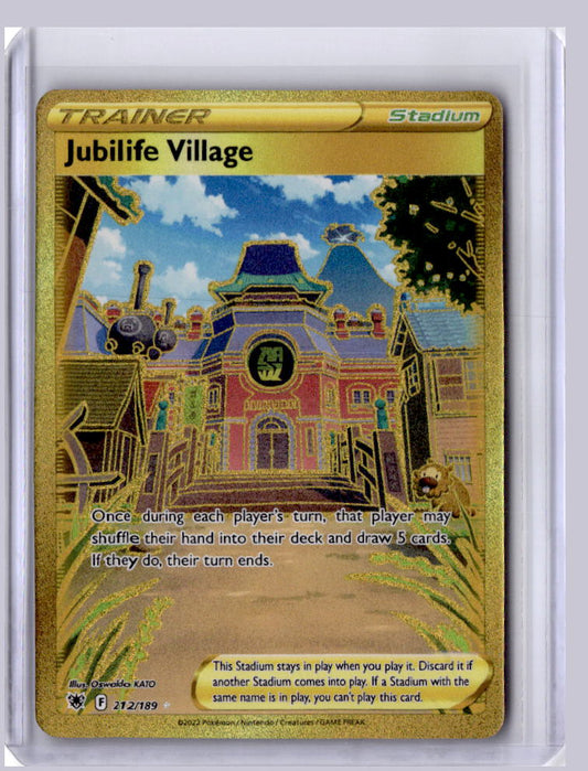 Jubilife Village 2022 Pokemon Astral Radiance Rare Secret 212/189
