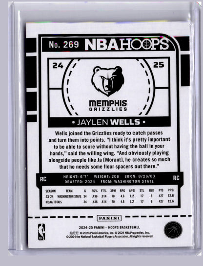 Jaylen Wells 2023 Panini Prizm Glitter RC