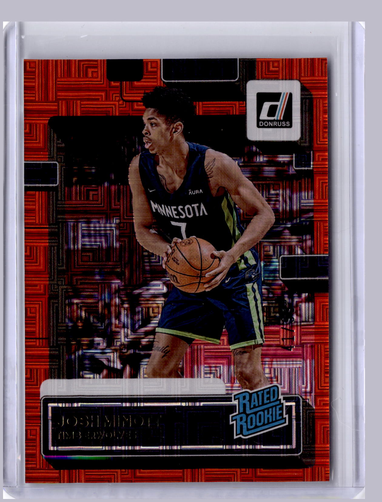 Josh Minott 2022 Panini Donruss Red Choice RC 41/99
