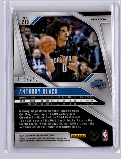 Anthony Black 2024 Panini Prizm Flash 135/249